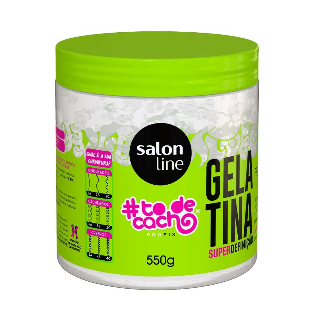 Gelatina Salon Line Super Defini&ccedil;&atilde;o 550g