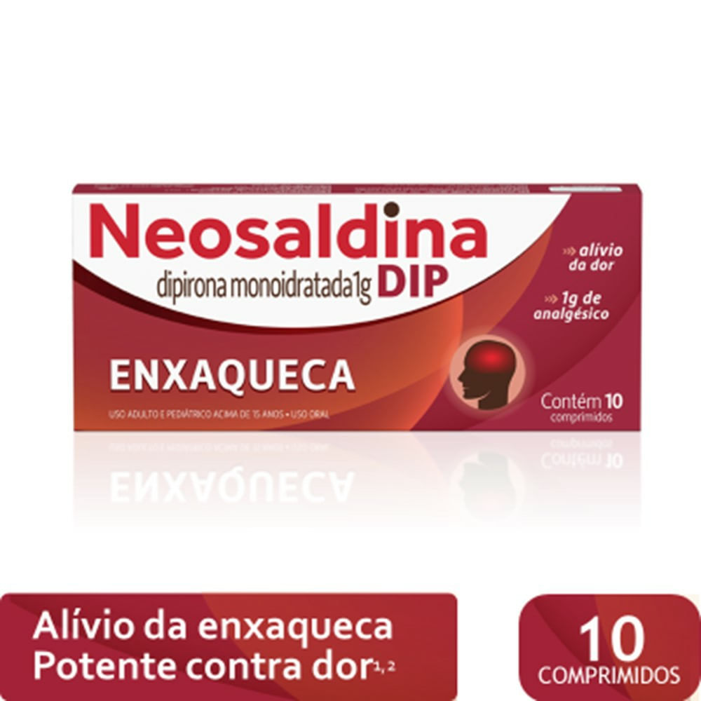 Neosaldina 1g Hypera 10 Comprimidos
