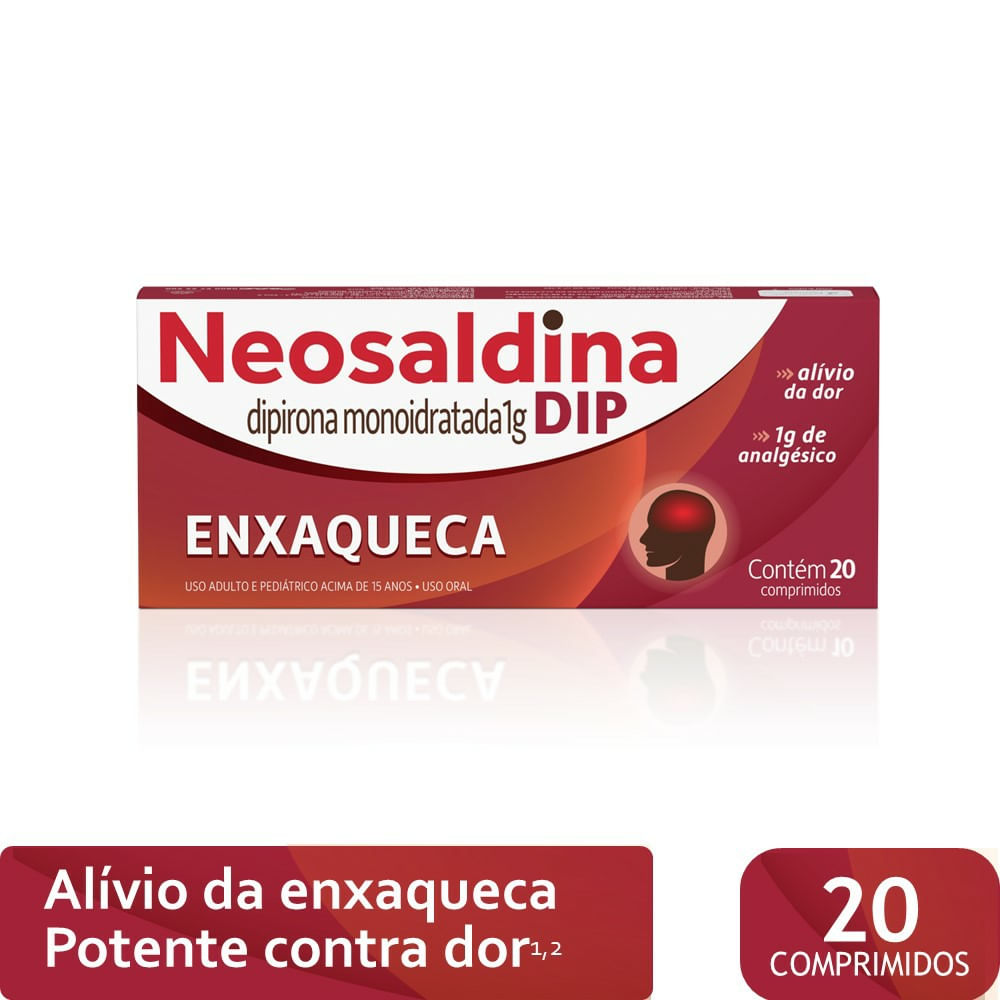 Neosaldina Dip 1g 20 Comprimidos