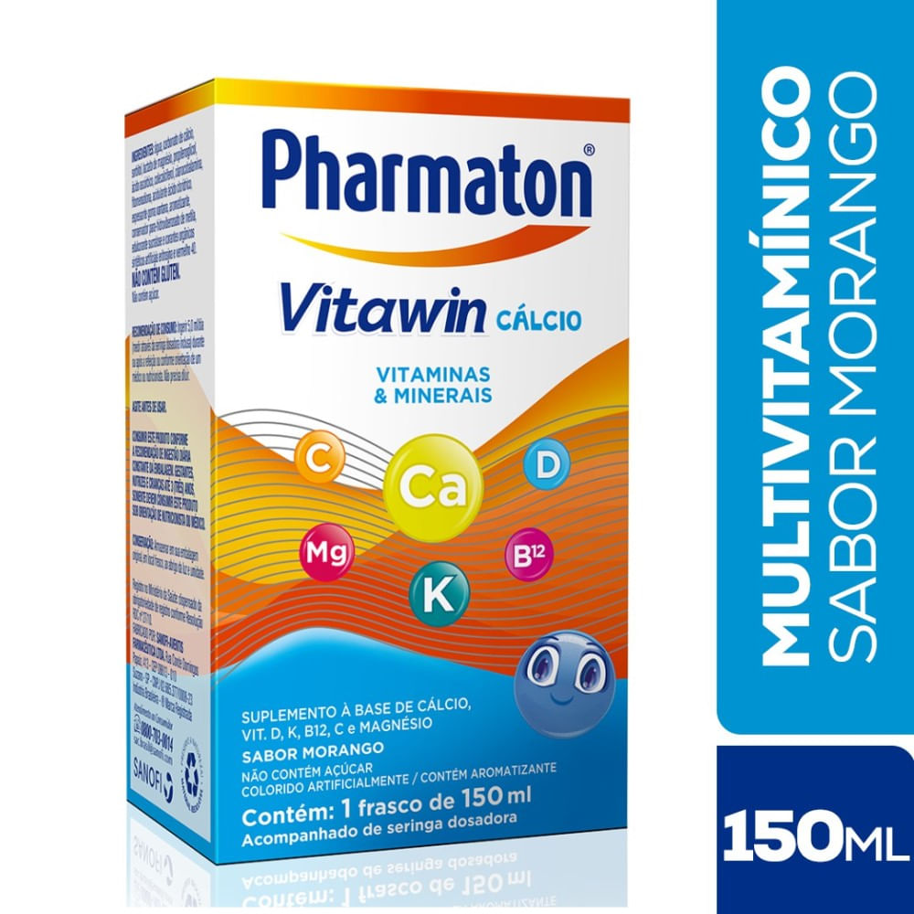 Complexo Vitaminio Pharmaton Vitawin C&aacute;lcio 150ml