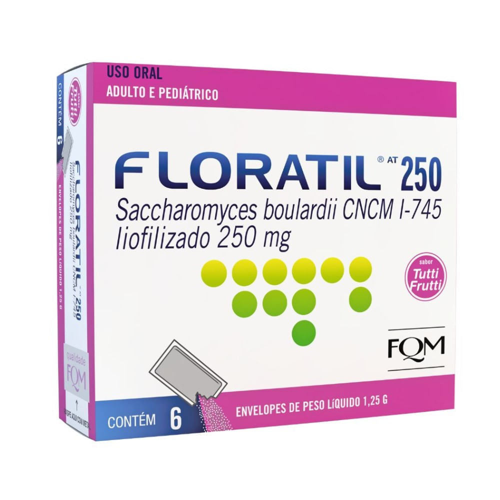 Floratil AT 250mg 6 Envelopes de 1,25g