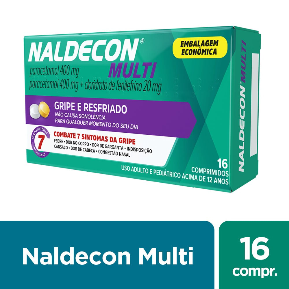 Naldecon Multi Reckitt Benckiser 16 Comprimidos