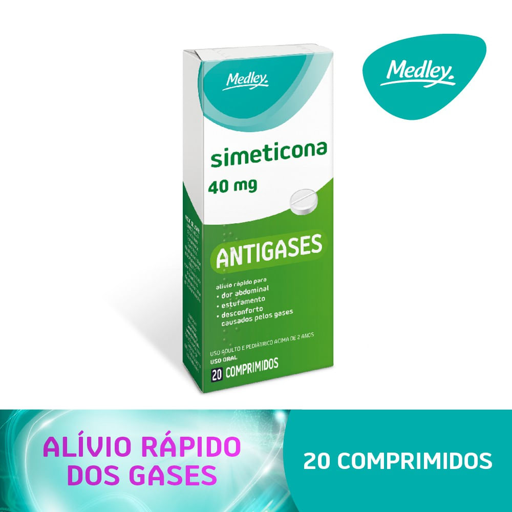Simeticona 40mg Medley 20 Comprimidos