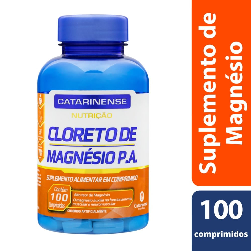 Cloreto De Magn&eacute;sio Catarinense P.a. 100 Comprimidos