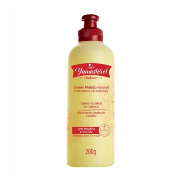 Creme Multifuncional Yamasterol D-Pantenol Babosa 200g