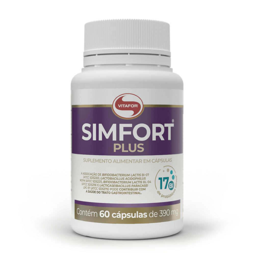 Suplemento Alimentar Vitafor Simfort Plus 60 C&aacute;psulas