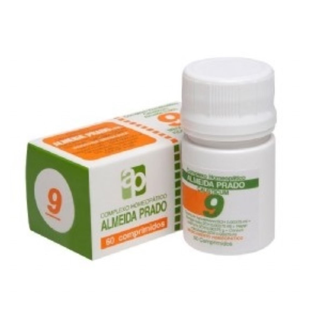 Complexo 9 Homeop&aacute;tico Alemida Prado 60 Comprimidos