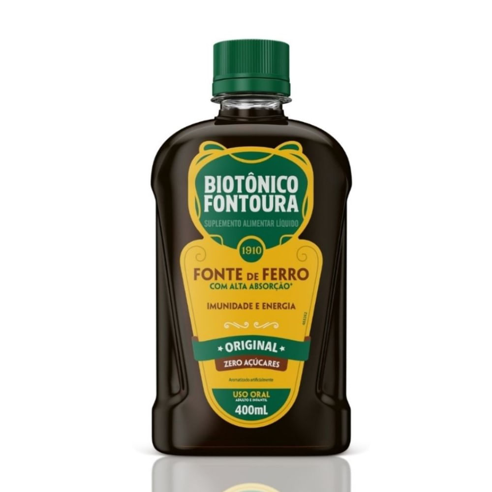 Biot&ocirc;nico Fontoura Suplemento de Ferro Original 400ml