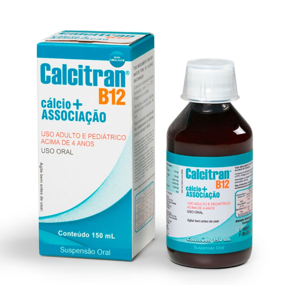 Calcitran B12 Suspens&atilde;o Oral 150ml