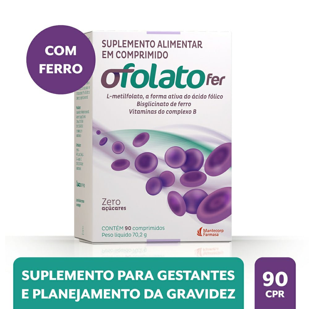 ofolato d fer 2000ui 90 comprimidos