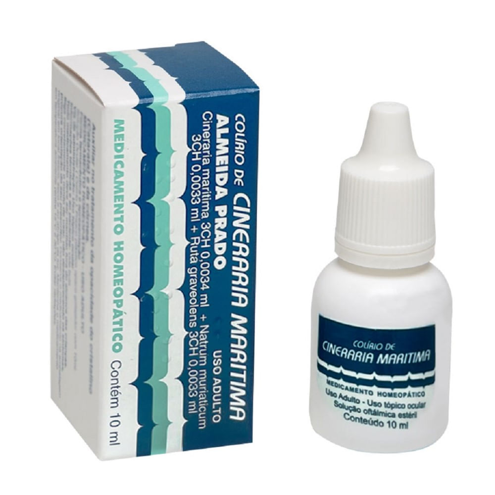 Col&iacute;rio de Cineraria Maritima Almeida Prado 10ml