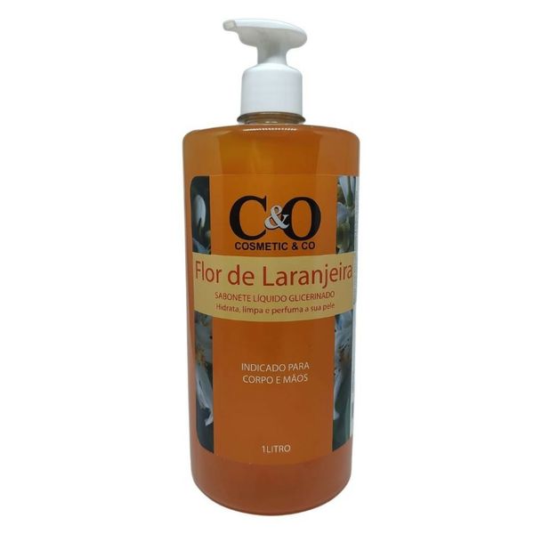Sabonete Líquido Glicerinado Cosmetic & Co Flor De Laranjeira 1l
