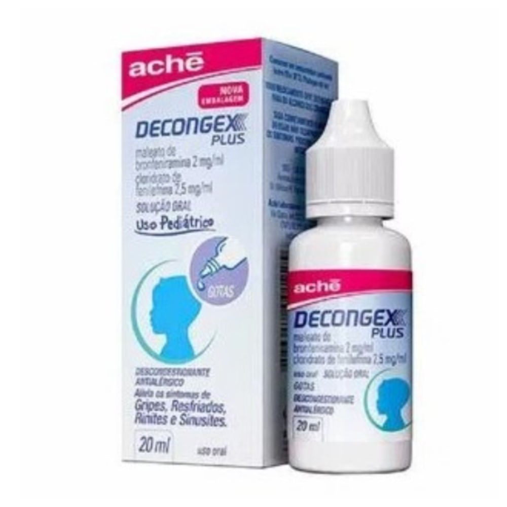 Decongex Plus Ach&eacute; Solu&ccedil;&atilde;o Oral 20ml