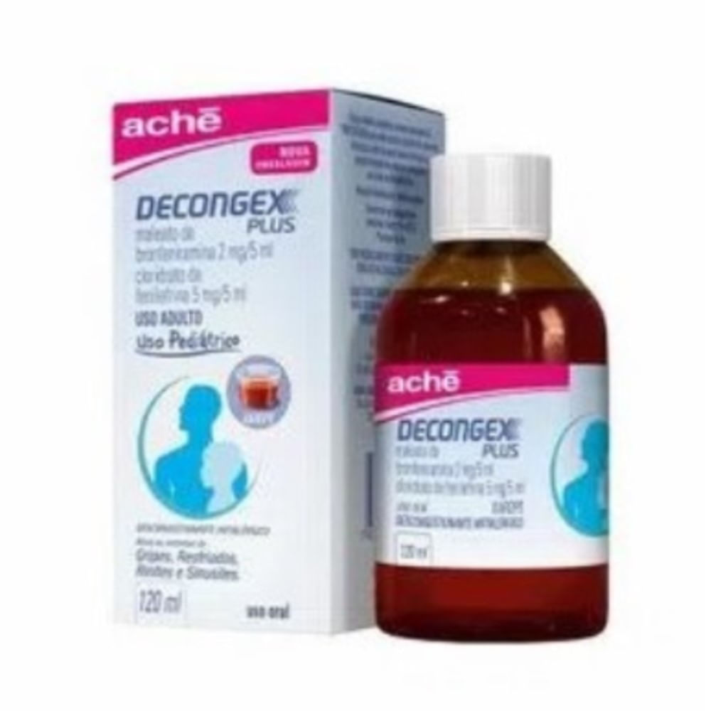 Decongex Plus Ach&eacute; Xarope 120ml