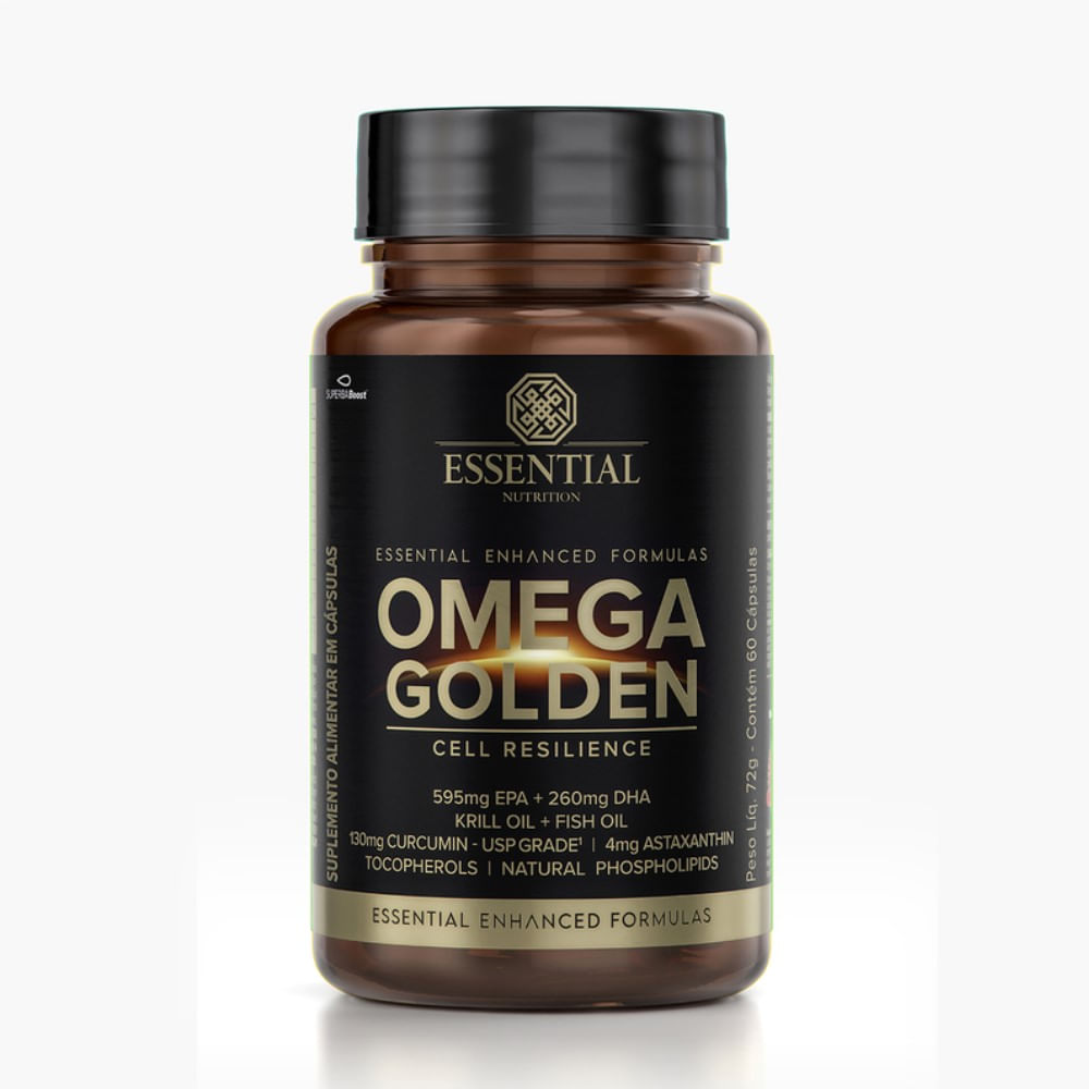 Suplemento Alimentar Essential Omega Golden 60 Cápsulas