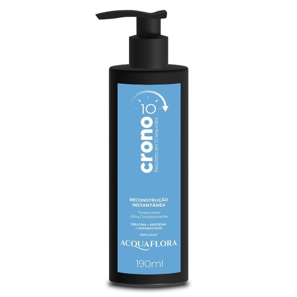 Tratamento Ultra Condicionante Acquaflora Crono 10 Reconstrução Instantânea 190ml