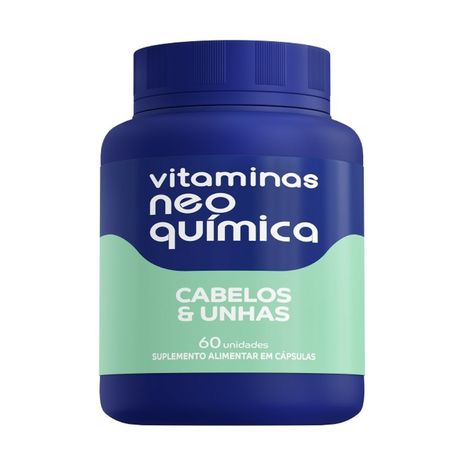 Vitaminas Neo Química Cabelos e Unhas 60 Cápsulas - Drogaria Venancio