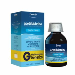 Acetilcisteína Xarope Infantil 120ml - Geolab