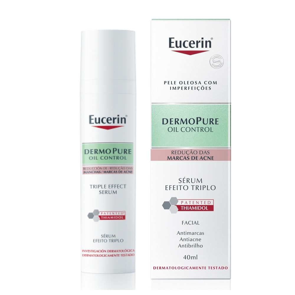 Sérum Efeito Triplo Eucerin Dermopure Oil Control 40ml Drogaria Venancio