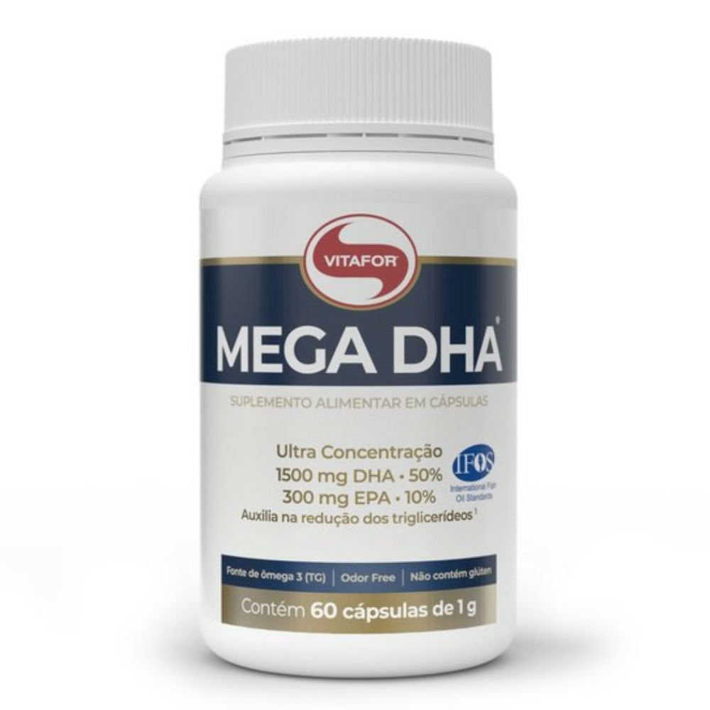 Mega Dha Vitafor 60 Cápsulas
