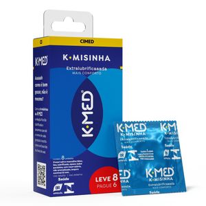 Preservativo K-Med Extra Lubrificado Sex Education K-Misinha 3