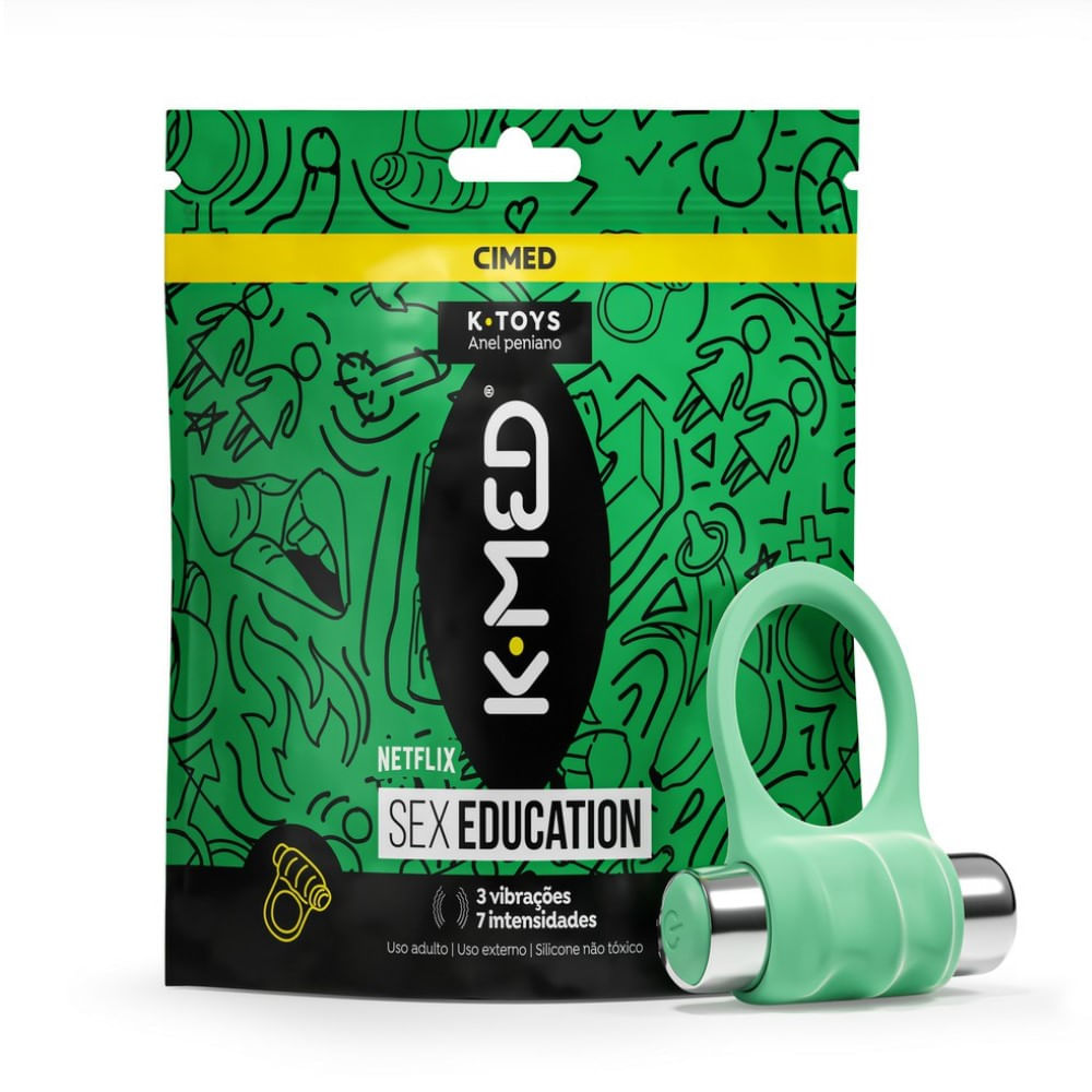 Anel Peniano K-Med K-Toys Sex Education 1 Unidade