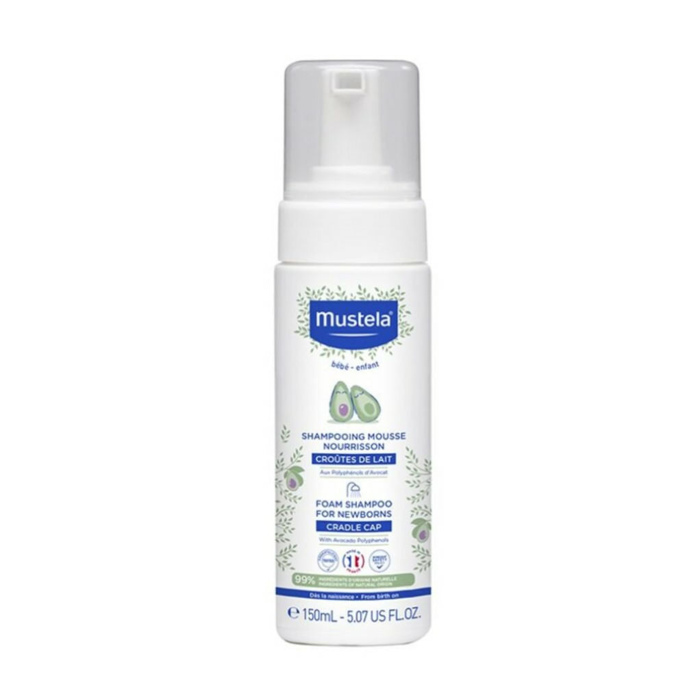 Shampoo Espuma Mustela Recém Nascido 150ml