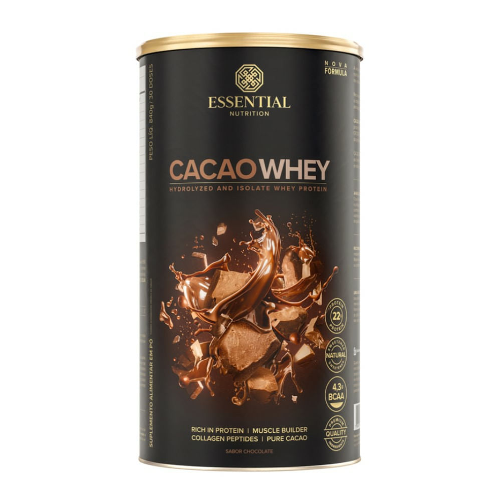Cacao Whey Essential Sabor Chocolate 840g
