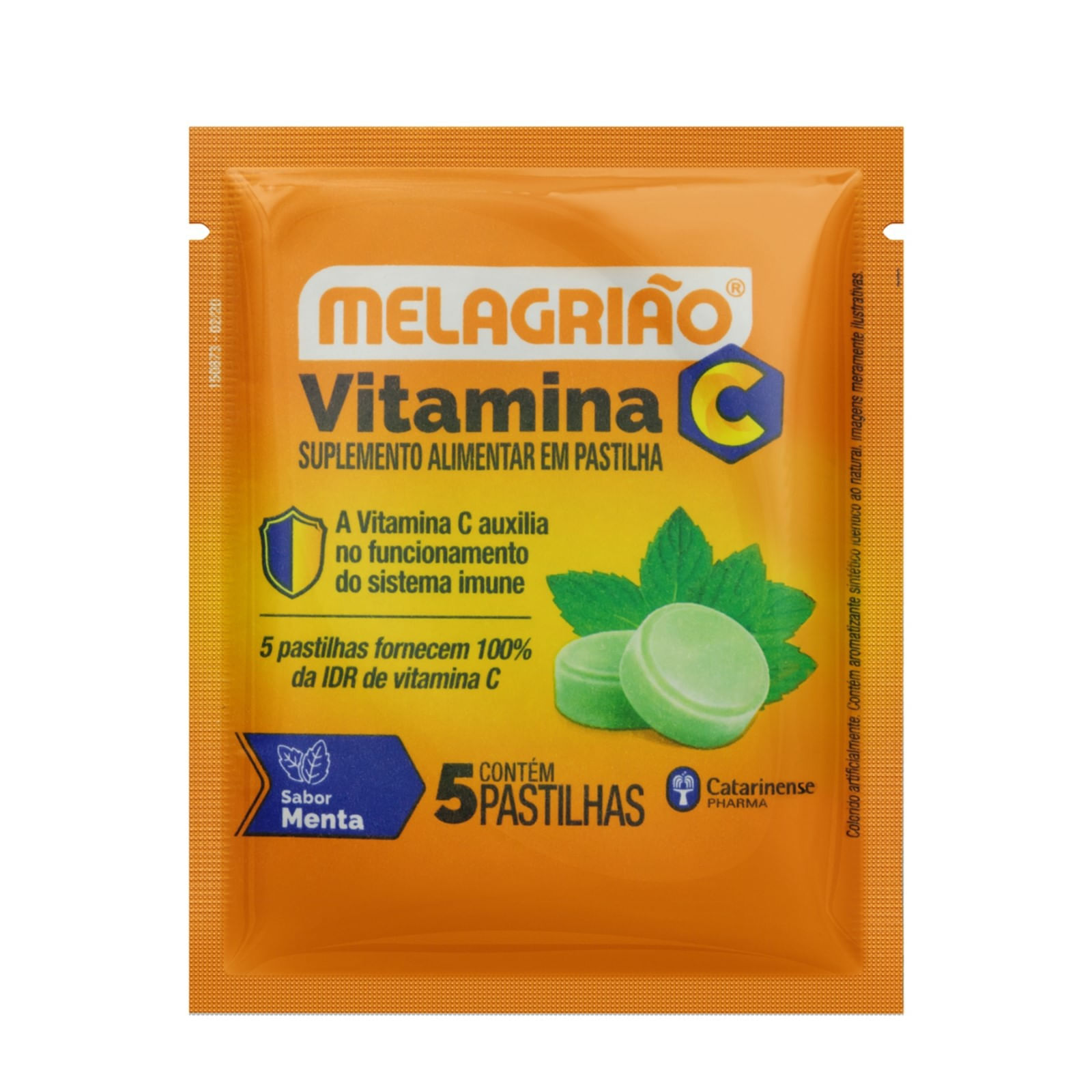 PASTILHA MELAGRIAO C/ACUCAR C/ VIT