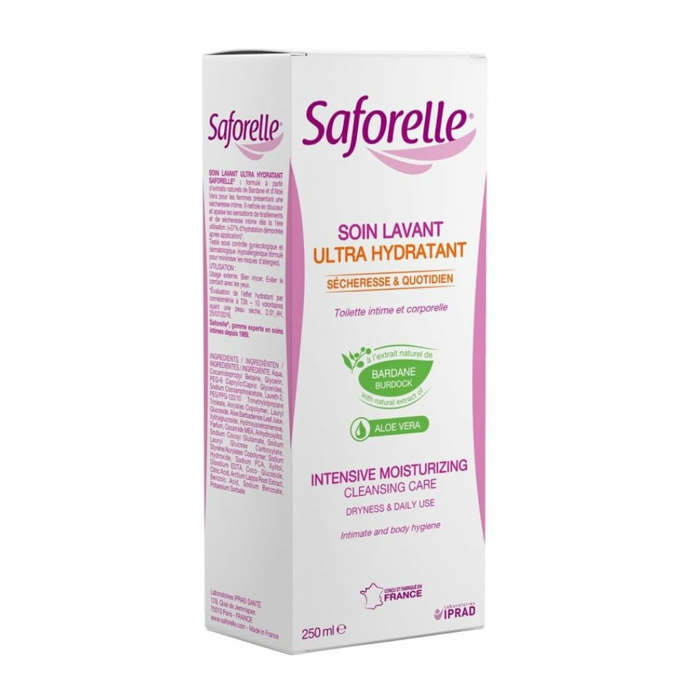 Sabonete Líquido Íntimo Saforelle Ultra Hidratante 250ml