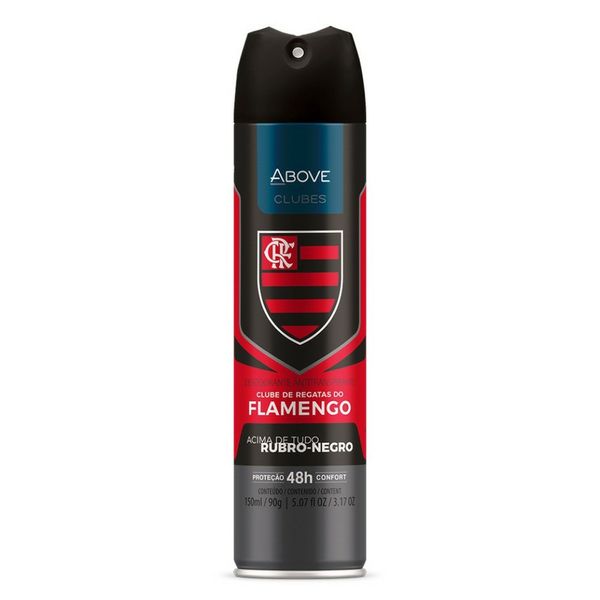 Desodorante Antitranspirante Aerosol Above Clubes Flamengo 150ml