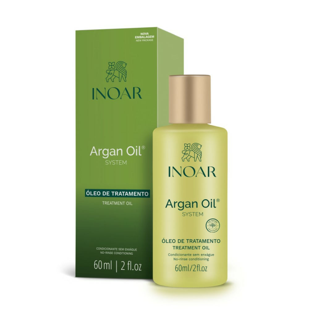 Óleo De Tratamento Inoar Argan Oil System 60ml
