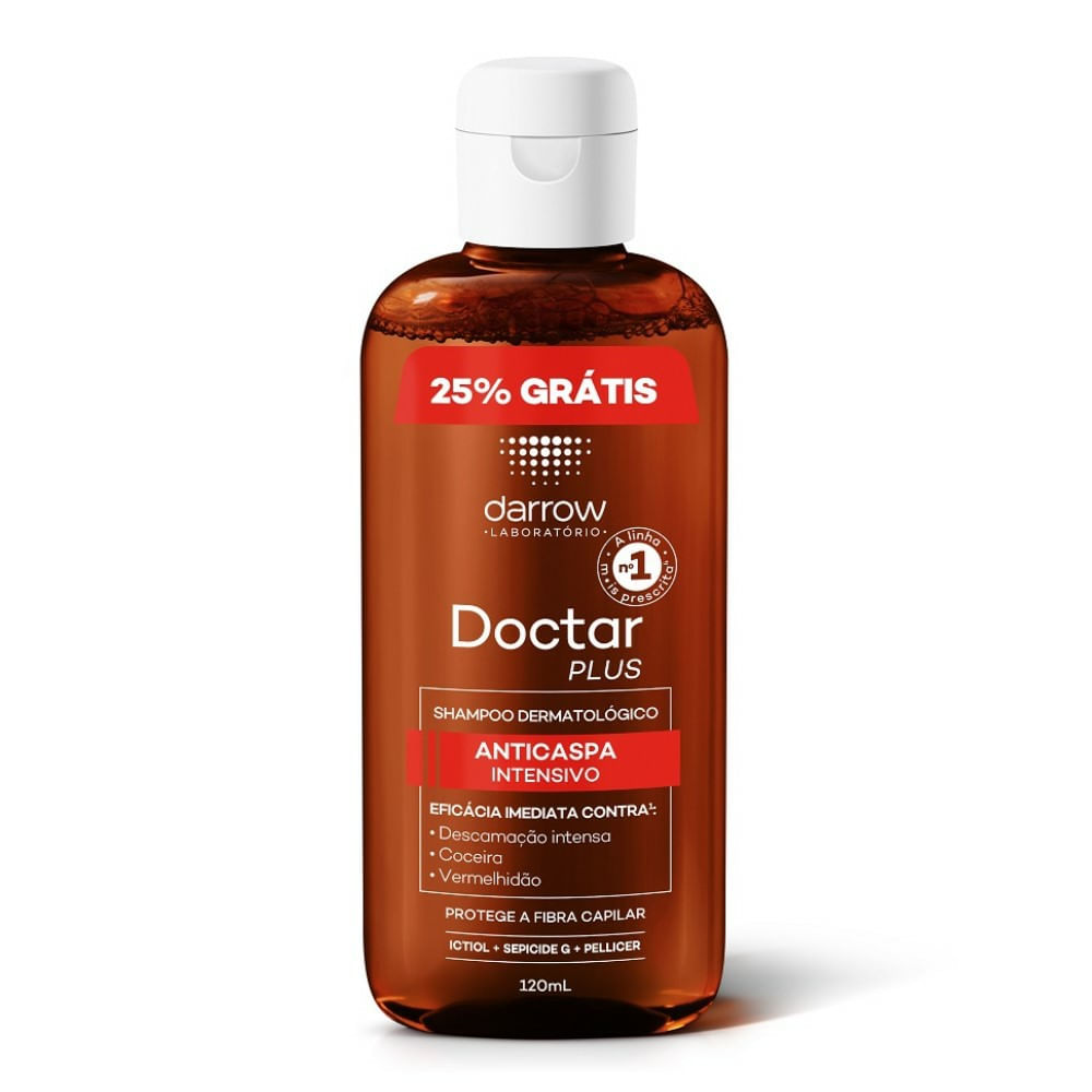 Shampoo Darrow Doctar Plus Anticaspa Intensivo 120ml