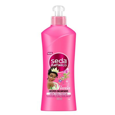 Creme Para Pentear Seda Juntinhos Tiana Crespos e Encantados 300ml
