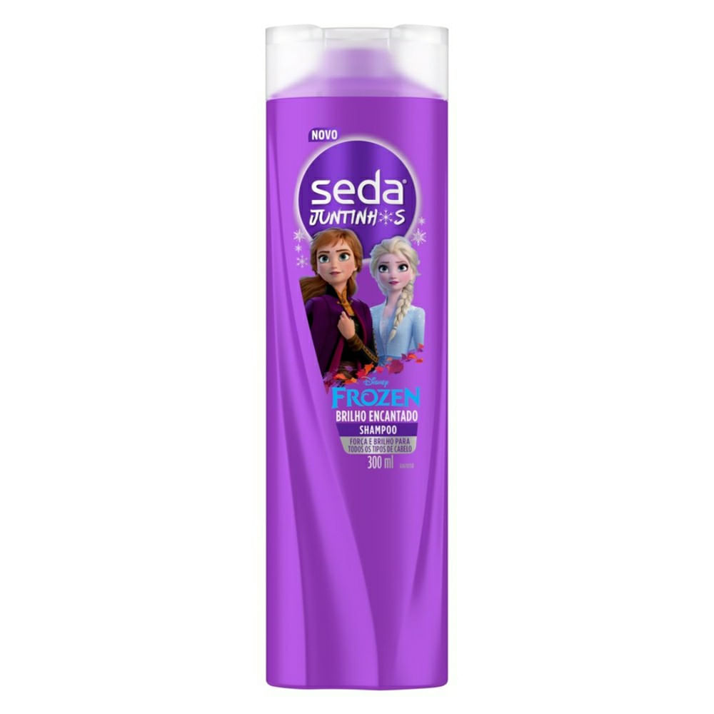 Shampoo Infantil Seda Juntinhos Frozen Brilho Encantado 300ml