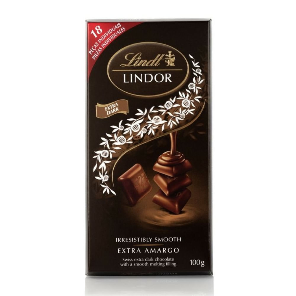 Chocolate Lindt Lindor Singles Extra Dark 60% 100g