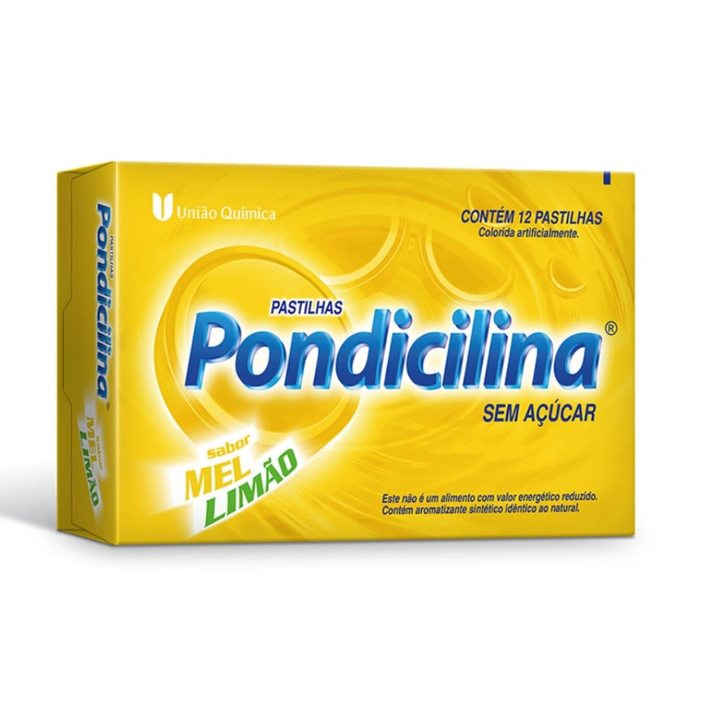 PONDICILINA MEL-LIMAO 12 PASTILHA