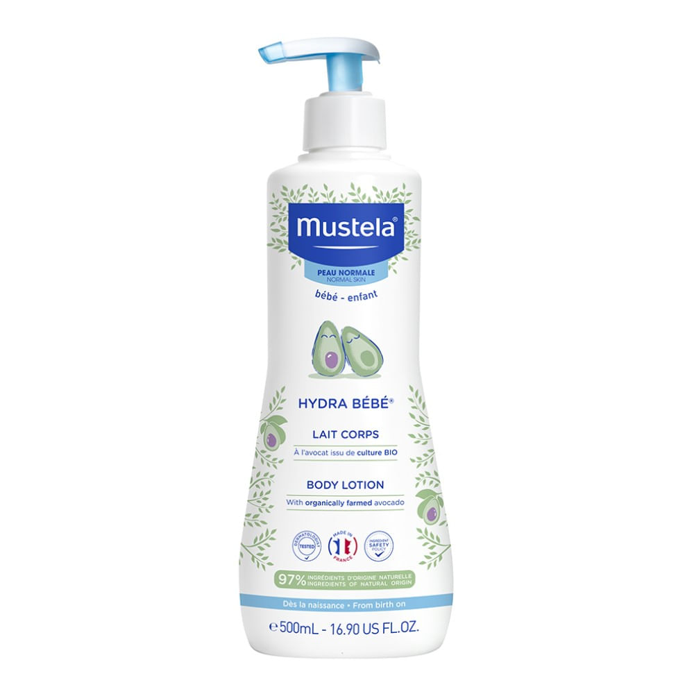 Hidratante Mustela Hydra Bebê Corpo E Rosto 500ml