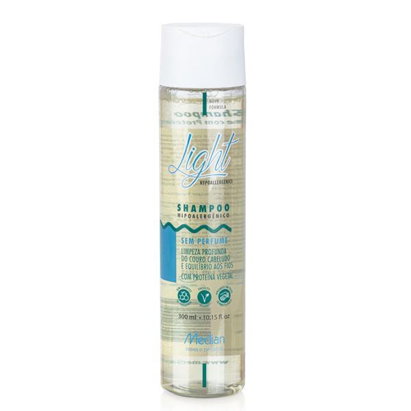 Shampoo Median Light Sem Perfume Com Proteínas 300ml