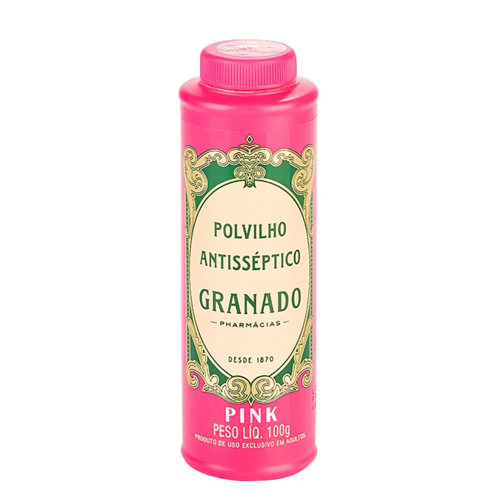 Polvilho Antisséptico Para Os Pés Granado Pink 100g