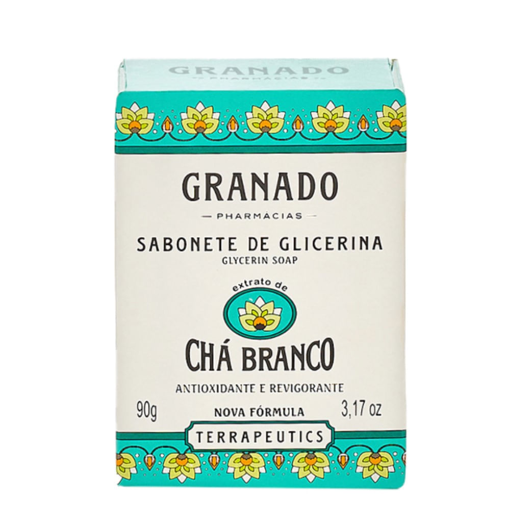 Sabonete em Barra Granado Terrapeutics Chá Branco 90g
