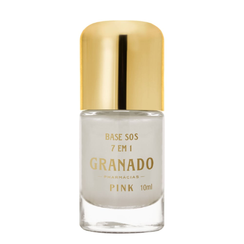 Base Para Unhas Granado Pink Sos 7 Em 1 10ml