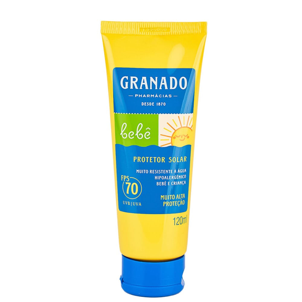 Protetor Solar Granado Bebê Fps70 120ml