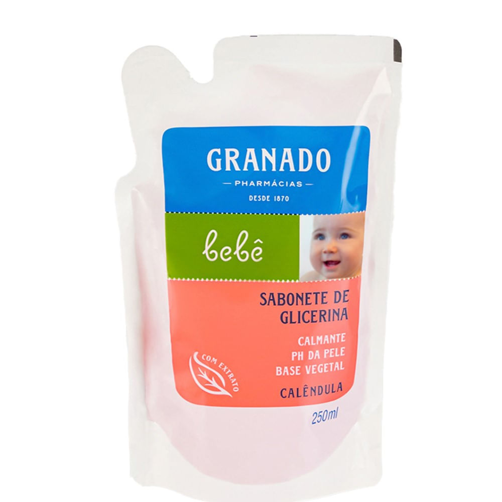 Sabonete Líquido Granado Bebê Calêndula Refil 250ml