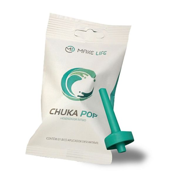 Higienizador Íntimo Anal Chuka Pop 1 Bico Aplicador Descartável