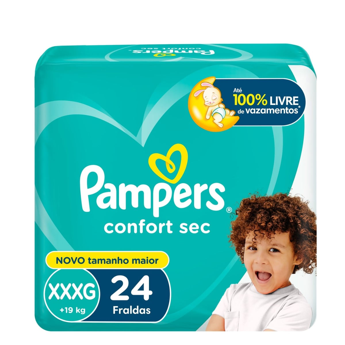 Fralda Pampers Comfort Sec XXXG 24 Unidades
