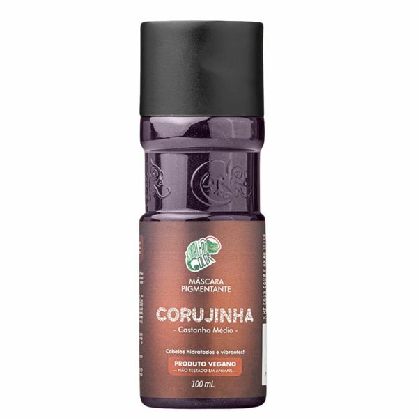 Máscara Pigmentante Kamaleão Corujinha Castanho Médio 100ml
