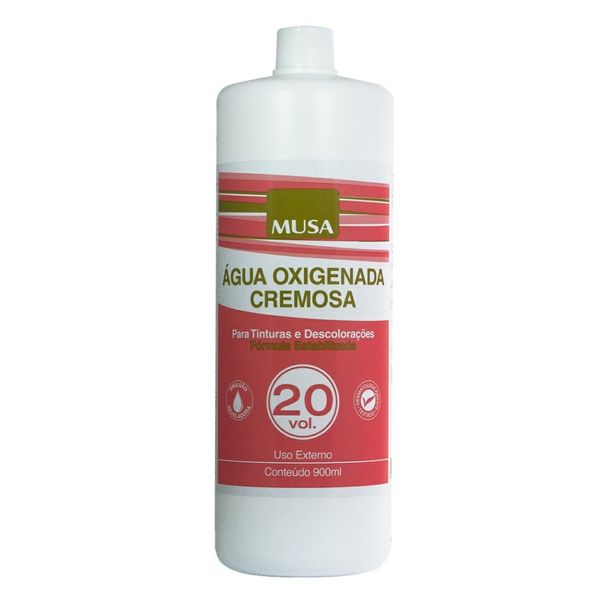Água Oxigenada Cremosa Musa Volume 20 900ml