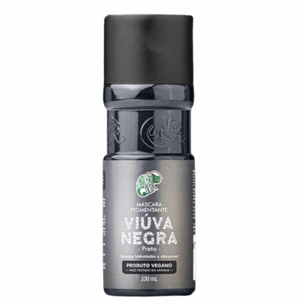 Máscara Pigmentante Kamaleão Viúva Negra Preto 100ml