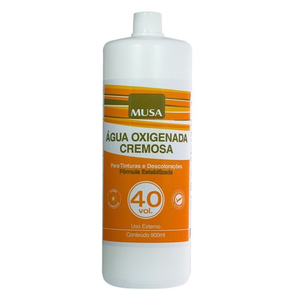 Água Oxigenada Cremosa Musa Volume 40 900ml
